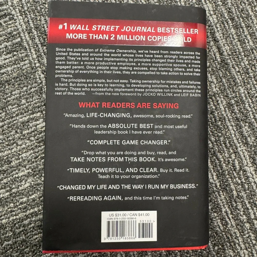 Extreme Ownership How US Navy SEALs Lead and Win Book Jocko Willink Leif Babin‎